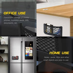 Car Storage Net - Car Net Bag - Car Net Pocket for Cellphone/Wallet/Keys/Pens and More① - ezniceshop
