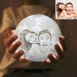 CUSTOM 3D PHOTO MOON LAMP - ezniceshop