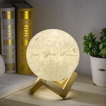 16 Color Changing Photo 3D Moon Lamp Light Remote Touch Control - ezniceshop