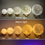 CUSTOM 3D PHOTO MOON LAMP - ezniceshop