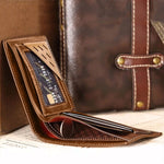 Personalized Photo Leather Men's Wallet - Genuine Leather - ezniceshop