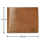 Personalized Photo Leather Men's Wallet - Genuine Leather - ezniceshop