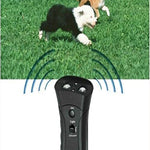 Petgentle Ultrasonic Anti Dog Barking Pet Trainer LED Light Gentle Chaser Device - ezniceshop
