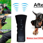 Petgentle Ultrasonic Anti Dog Barking Pet Trainer LED Light Gentle Chaser Device - ezniceshop
