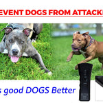 Petgentle Ultrasonic Anti Dog Barking Pet Trainer LED Light Gentle Chaser Device - ezniceshop