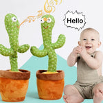 DANCING & SINGING CACTUS PLUSH TOY - ezniceshop